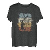 Vintage Holz Fällen Axt & Hackklotz 80er Retro Holzfäller T-Shirt