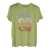 Vintage Holz Fällen Axt & Hackklotz 80er Retro Holzfäller T-Shirt
