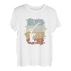 Vintage Holz Fällen Axt & Hackklotz 80er Retro Holzfäller T-Shirt
