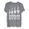 Natürlich brauche Ich die alle - Motorsäge Forstwirt Holz T-Shirt