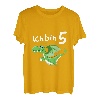 Kinder 5. Geburtstag Ich bin schon 5 Jahre grüner Drache T-Shirt