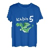 Kinder 5. Geburtstag Ich bin schon 5 Jahre grüner Drache T-Shirt