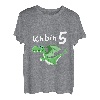 Kinder 5. Geburtstag Ich bin schon 5 Jahre grüner Drache T-Shirt