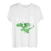Kinder 5. Geburtstag Ich bin schon 5 Jahre grüner Drache T-Shirt