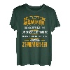 Herren Herr über die Hämmer Zimmerer Beruf Geschenkidee T-Shirt