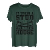 Es braucht einen Bolzen, um ein Haus für Holzbearbeitung zu bauen T-Shirt