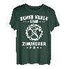 Zimmerer Job Schreiner Zimmermeister Zimmermann T-Shirt