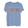 T-Shirt aus Holz, sägen, viertelsägen, Viertelsägen T-Shirt