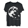 Wolf und Mond Silhouette Wölfe Spruch T-Shirt
