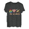 Peace Love Schreiner, Holzarbeiter, Schreiner, Grafik T-Shirt