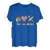 Peace Love Schreiner, Holzarbeiter, Schreiner, Grafik T-Shirt