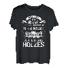 Meister der Fälltechnik Axt Spruch Säge Motorsäge Holzfäller T-Shirt