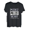 Polizist Geschenk-Idee Beruf Cyka Blyat Russia T-Shirt