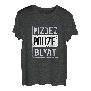 Polizist Geschenk-Idee Beruf Cyka Blyat Russia T-Shirt