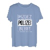 Polizist Geschenk-Idee Beruf Cyka Blyat Russia T-Shirt