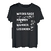 Holzfäller Waldmensch Beruf mit der Kettensäge Forst Spruch T-Shirt