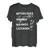 Holzfäller Waldmensch Beruf mit der Kettensäge Forst Spruch T-Shirt