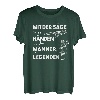 Holzfäller Waldmensch Beruf mit der Kettensäge Forst Spruch T-Shirt