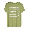 Holzfäller Waldmensch Beruf mit der Kettensäge Forst Spruch T-Shirt