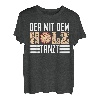 Der mit dem Holz tanzt Schreiner Meister Tischler Wald Holz T-Shirt