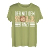 Der mit dem Holz tanzt Schreiner Meister Tischler Wald Holz T-Shirt