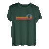 Arborist Kettensäge Baumschneider Logger Silhouette Retro T-Shirt