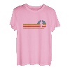 Arborist Kettensäge Baumschneider Logger Silhouette Retro T-Shirt