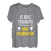 Ich holz immer mit Moderation Aperition Humor trinken Getränk T-Shirt