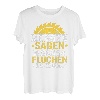 Messen & Fluchen Tischler Herren Forstwirt Schreiner Holz T-Shirt