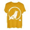 Wolf und Mond Silhouette Wölfe Spruch T-Shirt