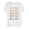Love Heart Wood Tee Grunge/Vintage-Stil, schwarzes Holz T-Shirt
