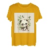 Niedlicher Happy Kawaii Panda isst kleine Bambus-Triebe T-Shirt