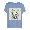 Niedlicher Happy Kawaii Panda isst kleine Bambus-Triebe T-Shirt
