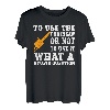 Herren Lustige Kettensäge Spruch Holzschneider Waldarbeiter Forstwirtschaft T-Shirt
