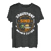 Herren Sägespäne sind Männer Glitzer Kettensäge Holzfäller T-Shirt
