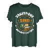 Herren Sägespäne sind Männer Glitzer Kettensäge Holzfäller T-Shirt