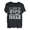 Kaffee & Holz Spruch Möbelbauer Tischler Papa Opa Schreiner T-Shirt