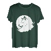 Wolf und Mond Silhouette Wölfe Spruch T-Shirt