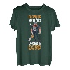 Schneiden von Holz und sieht gut aus T-Shirt