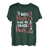 Er holz für drei aber ich isst mich für zwei Future Papa T-Shirt