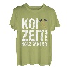 Koi Zeit Holz macha Sprüche Förster Forstwirte Waldarbeiter T-Shirt