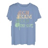 Ich kam sah und sägte Baum Holz Arbeiter T-Shirt