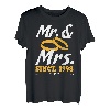 Mr. & Mrs. Since 1998 Geschenk Trikot Paar Mister and Misses T-Shirt