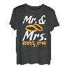 Mr. & Mrs. Since 1998 Geschenk Trikot Paar Mister and Misses T-Shirt
