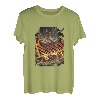 BBQ Grillen Holz Grillen Fleisch Räuchern Outdoor Hinterhof T-Shirt