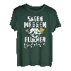 Sägen Messen Fluchen Wiederholen Tischler Schreiner Spruch T-Shirt