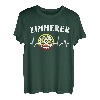 Zimmerer EKG Tischler Schreiner Werkzeug Zimmermann T-Shirt