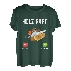 Holz ruft lustiges Telefonanruf-Design Für Holzmänner T-Shirt