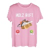 Holz ruft lustiges Telefonanruf-Design Für Holzmänner T-Shirt