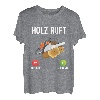 Holz ruft lustiges Telefonanruf-Design Für Holzmänner T-Shirt